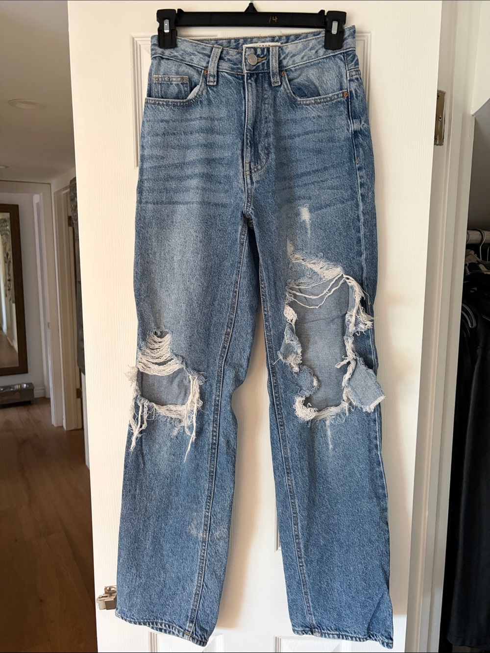 PACSUN 90s BOYFRIEND Straight Leg Jeans - Light Blue